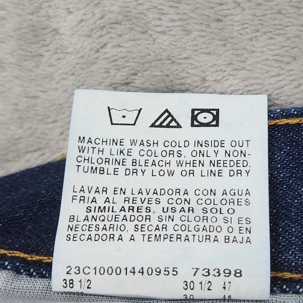 Rustler Jeans Mens 36x30 Blue Straight Leg Regular Fit Heavy Denim Casual Work